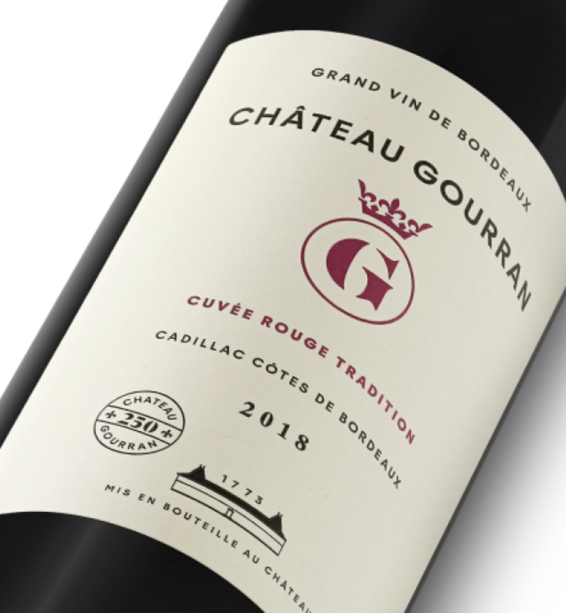 Château Gourran Rouge Tradition 2018-250år x 6